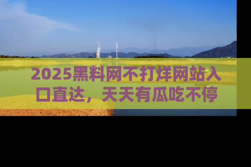 2025黑料网不打烊网站入口直达，天天有瓜吃不停
