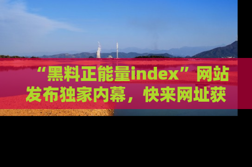 “黑料正能量index”网站发布独家内幕,快来网址获取精彩内容吧!