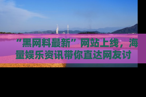 “黑网料最新”网站上线,海量娱乐资讯带你直达网友讨论的中心!