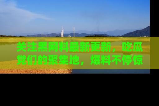 关注黑网料最新更新，吃瓜党们的聚集地，爆料不停惊喜连连！