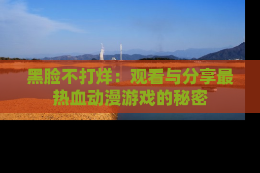 黑脸不打烊：观看与分享最热血动漫游戏的秘密