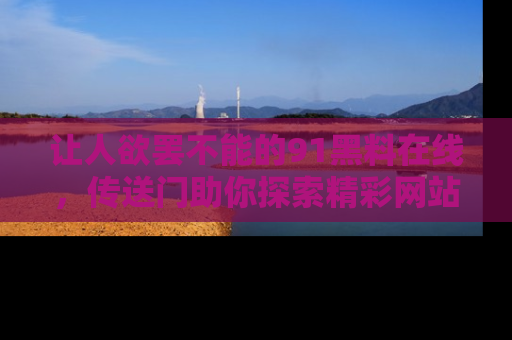 让人欲罢不能的91黑料在线，传送门助你探索精彩网站内幕！