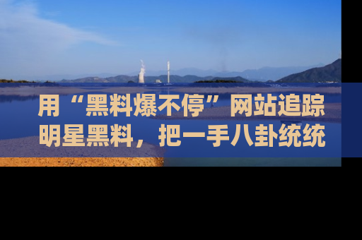 用“黑料爆不停”网站追踪明星黑料,把一手八卦统统收进你的后宫中!